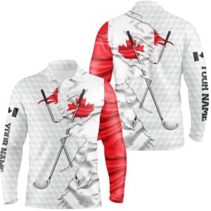 Men s Golf Polo Shirts Custom White Golf Ball Skin Canadian Flag Patriot Golf Clubs Men s Golf Apparel Golf Polo Shirt Golf Shirts 2 ilqdlr.jpg