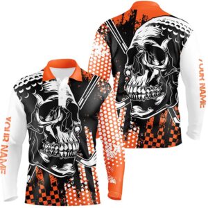 Men s Golf Polo Shirts Golf Skull Golf Clothes For Men For Men Orange Golf Polo Shirt Golf Shirts 2 gbvdax.jpg