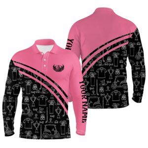 Men s Golf Polos Shirts Custom Black Pattern Short Long Sleeve Golf Shirts For Him Pink Golf Polo Shirt Golf Shirts 2 ogcjyo.jpg