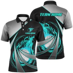 Men’s Golf Polos Shirts Custom Flame Golf…