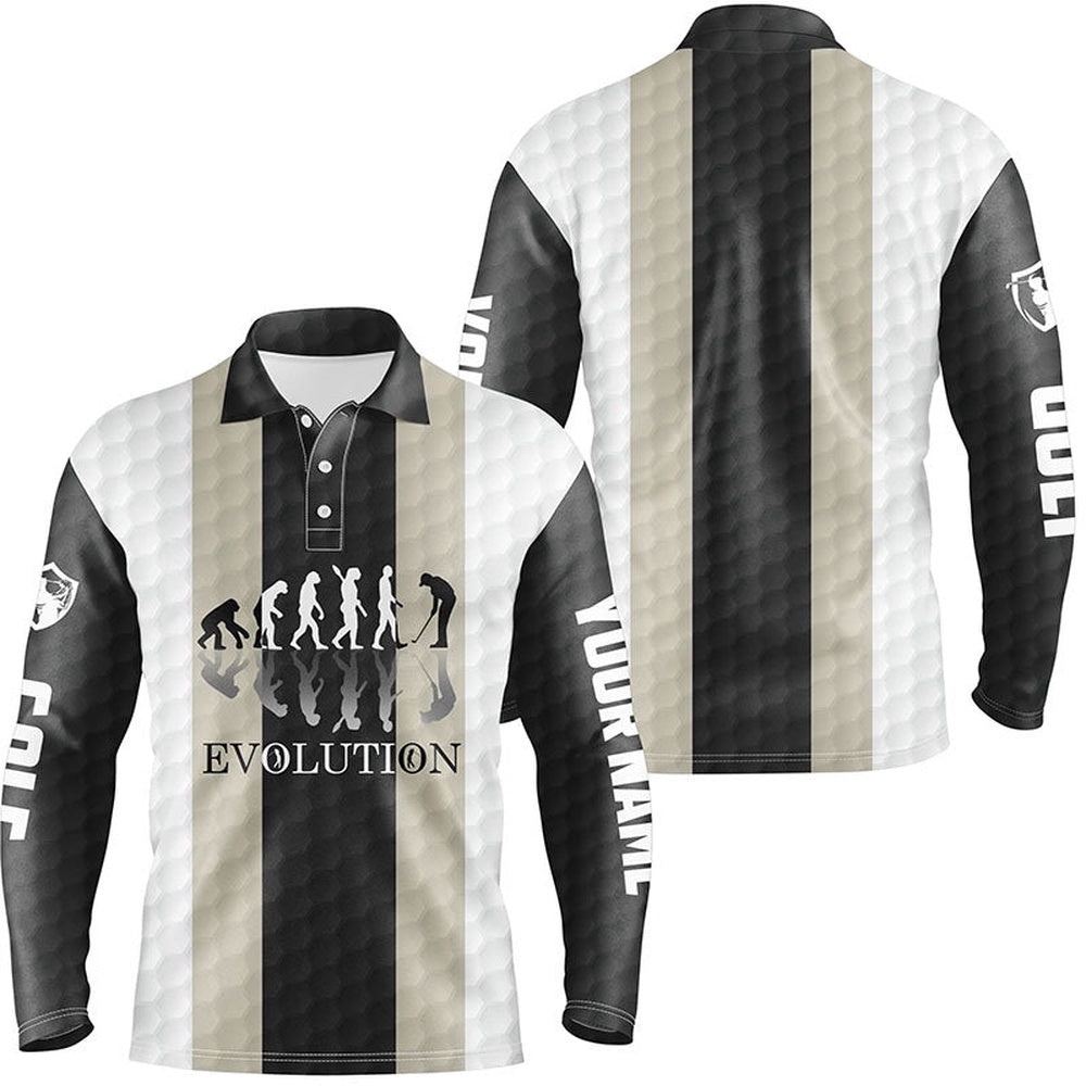 Men’s Golf Polos Shirts Custom Golf Ball Pattern Evolution Polo Shirt For Men’s, Golf Polo Shirt, Golf Shirts