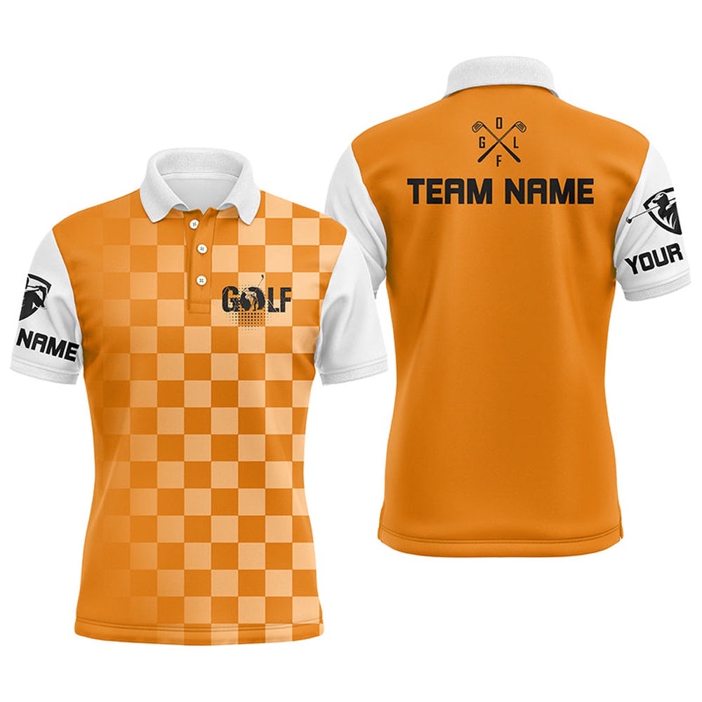 Men’s Golf Polos Shirts Custom Name Funny Golf Shirts For Men Orange, Golf Polo Shirt, Golf Shirts Men’s Golf Polos Shirts Custom Name Funny Golf Shirts For Men Orange, Golf Polo Shirt, Golf Shirts