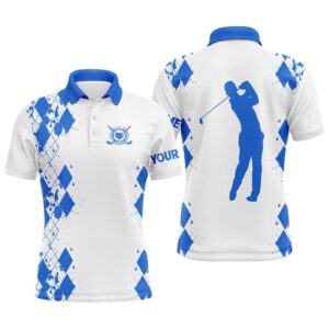Men’s Golf Polos Shirts Custom Name Swing…