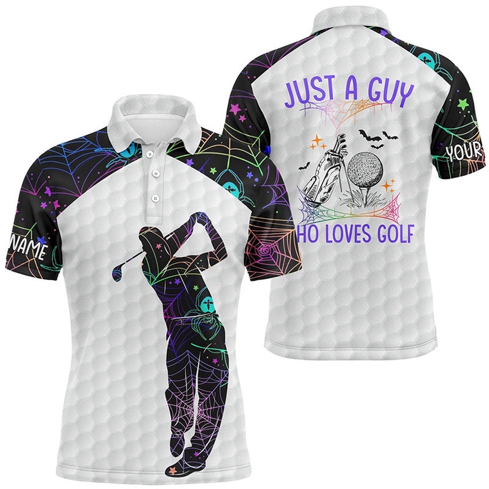Men’s Halloween Golf Shirts, Multicolor Spider Web Golf Shirts For Men, Best Halloween Golf Gifts, Golf Polo Shirt, Golf Shirts Men’s Halloween Golf Shirts, Multicolor Spider Web Golf Shirts For Men, Best Halloween Golf Gifts, Golf Polo Shirt, Golf Shirts