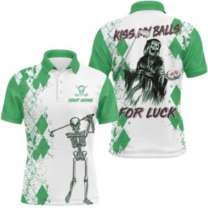 Men’s Kiss My Balls Golf Polo Shirts…