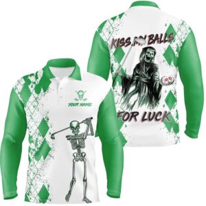 Men s Kiss My Balls Golf Polo Shirts Skeleton Green Argyle Scary Halloween Golf Shirts For Men Golf Polo Shirt Golf Shirts 2 xvjk9t.jpg