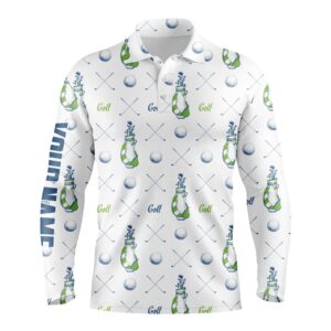 Men’s Long Sleeve Golf Tops Custom Name…