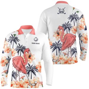 Men s Pink Tropical Personalized Flamingo Golf Shirts For Men Golf Polo Shirt Golf Shirts 2 e78wt8.jpg