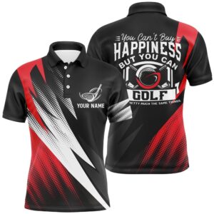 Men’s Red Personalized Golf Shirts For Men,…