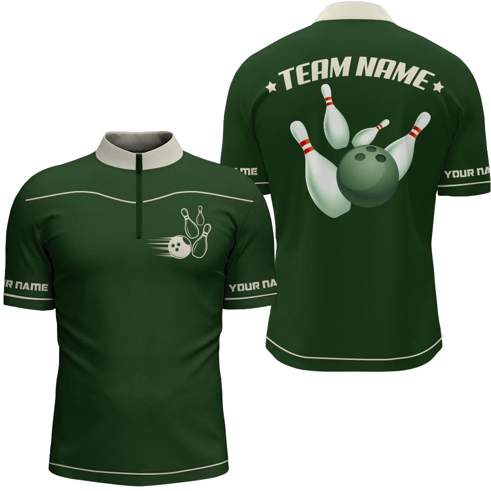 Men’s Vintage Style Bowling Shirt Bowling Shirts For Men Retro Bowling Jersey, Custom Bowling Team Jersey Shirt