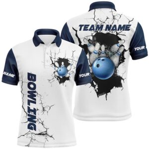 Mens Bowling Polo Shirts Custom Bowling Ball…