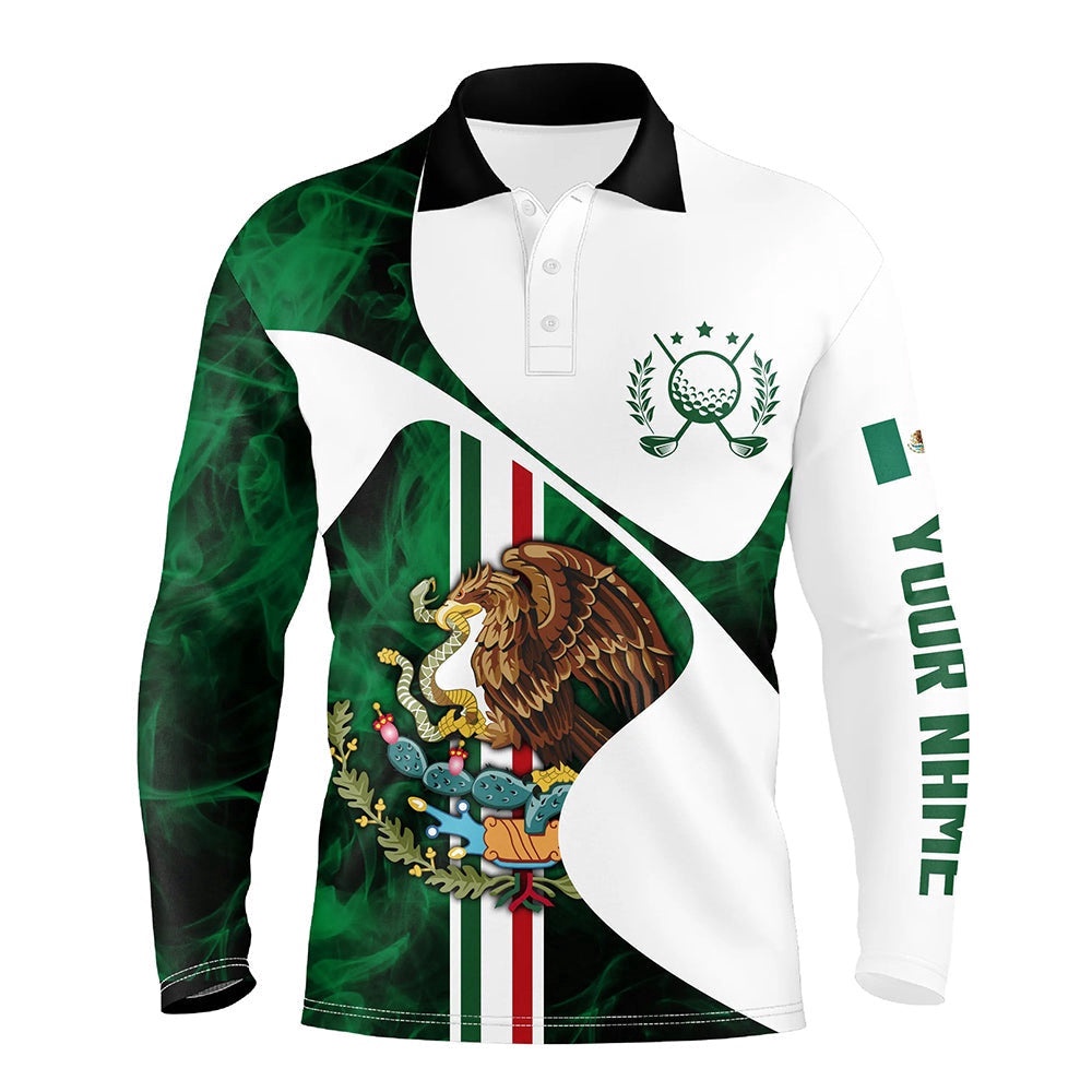 Mexican Flag Men’s Golf Polo Shirts Custom Mexico Golf Tops For Men, Unique Men’s Golf Apparel, Golf Polo Shirt, Golf Shirts Mexican Flag Men’s Golf Polo Shirts Custom Mexico Golf Tops For Men, Unique Men’s Golf Apparel, Golf Polo Shirt, Golf Shirts