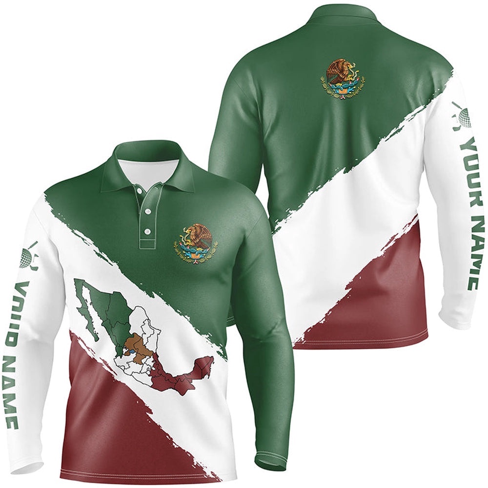 Mexico Map Men’s Golf Polo Shirts Patriotic Mexican Flag Golf Shirts For Men Best Golf Gifts, Golf Polo Shirt, Golf Shirts Mexico Map Men’s Golf Polo Shirts Patriotic Mexican Flag Golf Shirts For Men Best Golf Gifts, Golf Polo Shirt, Golf Shirts