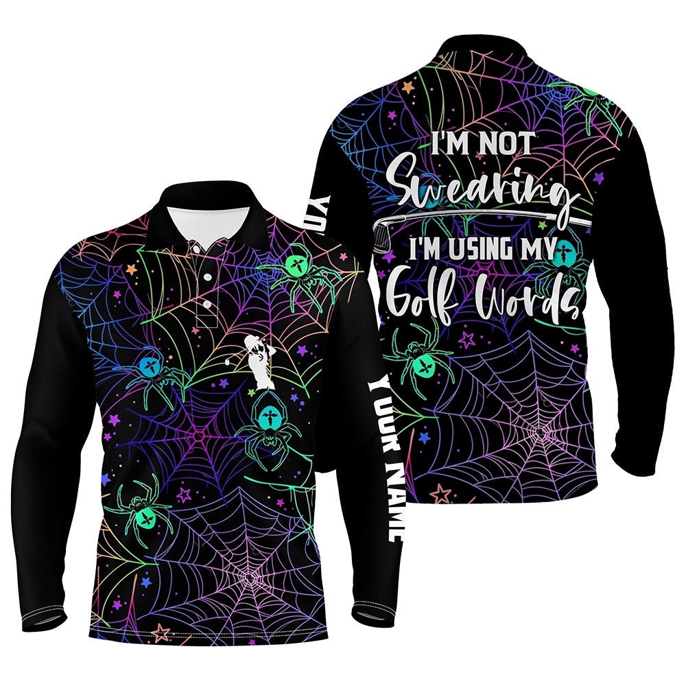 Multicolor Halloween Men Golf Polo Shirt For Men, Funny Golf Shirt With Sayings, Golf Polo Shirt, Golf Shirts Multicolor Halloween Men Golf Polo Shirt For Men, Funny Golf Shirt With Sayings, Golf Polo Shirt, Golf Shirts