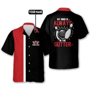 My Mind Is Always Bowling Shirts, Custom…