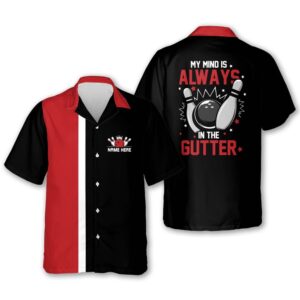 My Mind Is Always Bowling Shirts, Custom…