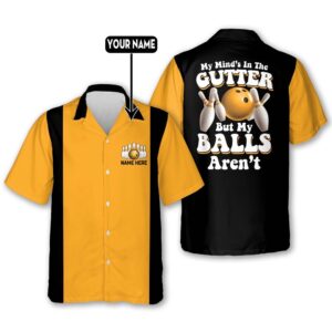 My Mind’s in The Gutter Bowling Shirts,…