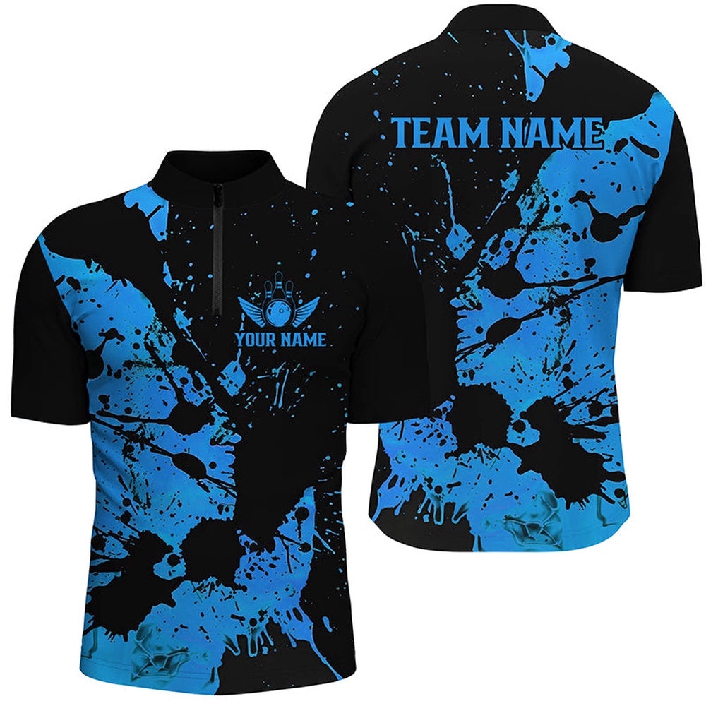 Name Black And Blue Bowling Team Shirts For Men And Women, Bowling League Jersey, Custom Bowling Team Jersey Shirt Name Black And Blue Bowling Team Shirts For Men And Women, Bowling League Jersey, Custom Bowling Team Jersey Shirt