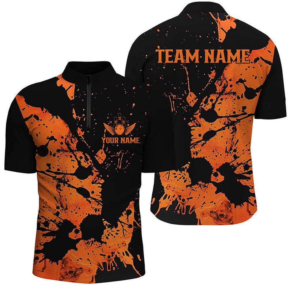 Name Orange Bowling Team Shirts For Men And Women, Bowlers Outfits, Custom Bowling Team Jersey Shirt Name Orange Bowling Team Shirts For Men And Women, Bowlers Outfits, Custom Bowling Team Jersey Shirt