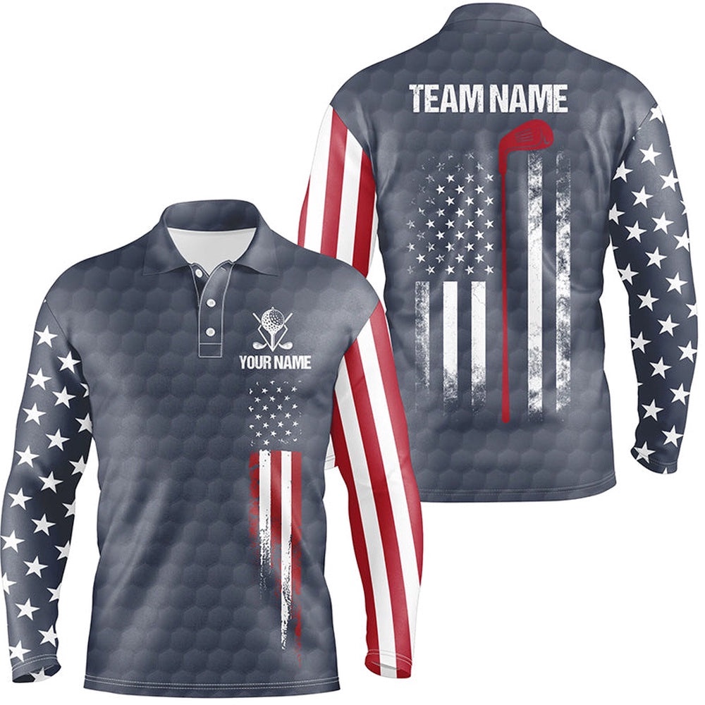 Navy American Flag Men’s Golf Polo Shirts Custom Patriotic Team Golf Shirts For Men Golf Gifts, Golf Polo Shirt, Golf Shirts Navy American Flag Men’s Golf Polo Shirts Custom Patriotic Team Golf Shirts For Men Golf Gifts, Golf Polo Shirt, Golf Shirts