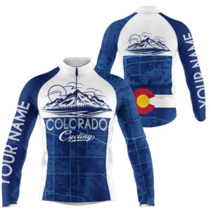Navy Colorado Men WoMen s Cycling Jersey With 3 Pockets Full Zip Mountain Bike Shirt Custom Mono Cycling Jersey 2 lnk86b.jpg