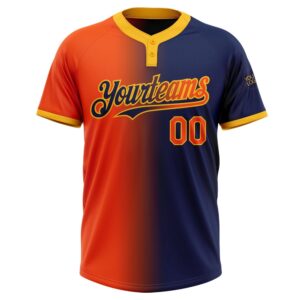 Navy Orange Gold Gradient Fashion Two Button Unisex Softball Jersey Custom Team Softball Jersey 2 khd8a5.jpg