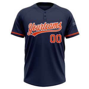 Navy Orange White Two Button Unisex Softball Jersey Custom Team Softball Jersey 2 ejuzvr.jpg