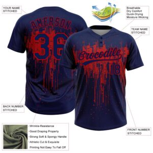 Navy Red 3D Pattern Dripping Splatter Art Two Button Unisex Softball Jersey Custom Team Softball Jersey 3 byshjr.jpg
