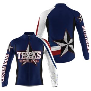 Navy Texas Cycling Jersey Road Bike Shirt Dirt Gear Tx Biking Top With Back Pockets Custom Mono Cycling Jersey 2 k9lwzb.jpg