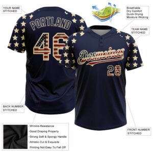 Navy Vintage USA Flag Cream 3D American Flag Fashion Two Button Unisex Softball Jersey Custom Team Softball Jersey 3 lqy2vu.jpg