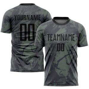 Olive Black Sublimation Salute To Service Soccer…