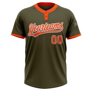 Olive Orange White Salute To Service Two Button Unisex Softball Jersey Custom Team Softball Jersey 2 mfyf2y.jpg