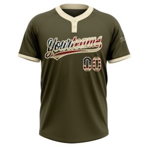 Olive Vintage USA Flag Cream Salute To Service Two Button Unisex Softball Jersey Custom Team Softball Jersey 2 k0tkay.jpg