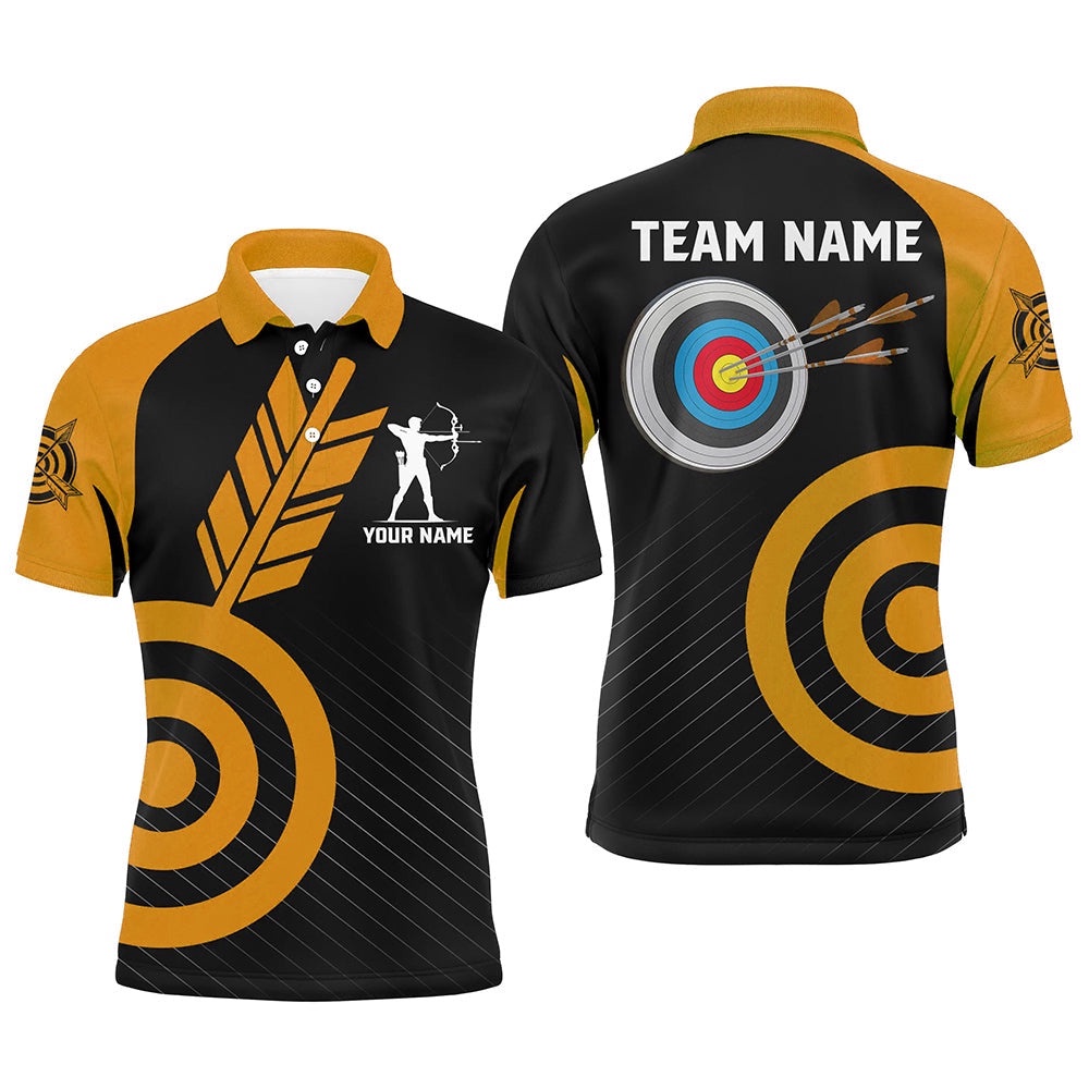Orange Archery Polo For Men Custom Archery Shirts Team League Archery Uniform, Custom Archery Team Polo Shirt Orange Archery Polo For Men Custom Archery Shirts Team League Archery Uniform, Custom Archery Team Polo Shirt