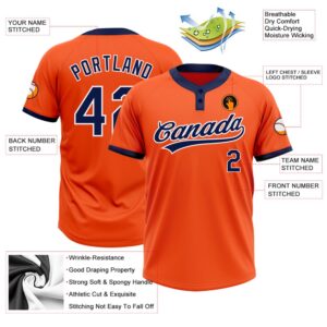 Orange Navy White Two Button Unisex Softball Jersey Custom Team Softball Jersey 3 r4n9h3.jpg