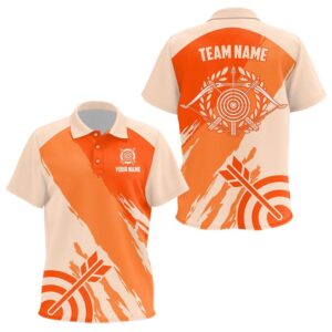 Orange Polo Archery Polo Shirts Custom Archery…