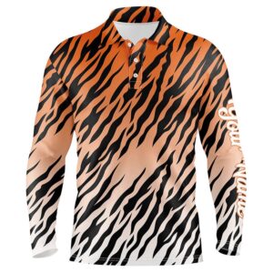 Orange Tiger Stripes Pattern Men s Golf Polo Shirts Custom Golf Shirt For Men Best Golf Gifts Golf Polo Shirt Golf Shirts 2 nv5s29.jpg