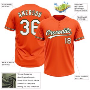 Orange White Green Two Button Unisex Softball Jersey Custom Team Softball Jersey 3 mnasdo.jpg
