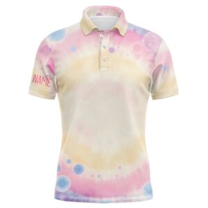 Pastel Tie Dye D Printing Men’s Golf…