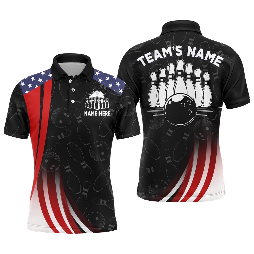 Patriotic Bowling Shirt American Camo Bowling Polo Shirt Customized For Men Polo Bowling Team League, Personalized Bowling Team Shirt Patriotic Bowling Shirt American Camo Bowling Polo Shirt Customized For Men Polo Bowling Team League, Personalized Bowling Team Shirt