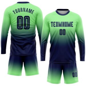 Pea Green Navy Sublimation Long Sleeve Fade Fashion Soccer Uniform Jersey Custom Team Soccer Jersey Shirt 2 l0gydv.jpg