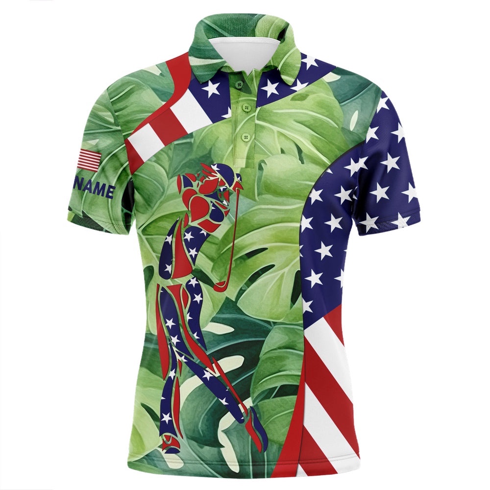 Personalized American Flag Patriot Golf Green Tropical Men’s Golf Polo Shirts Custom Golf Gifts For Men, Golf Polo Shirt, Golf Shirts Personalized American Flag Patriot Golf Green Tropical Men’s Golf Polo Shirts Custom Golf Gifts For Men, Golf Polo Shirt, Golf Shirts