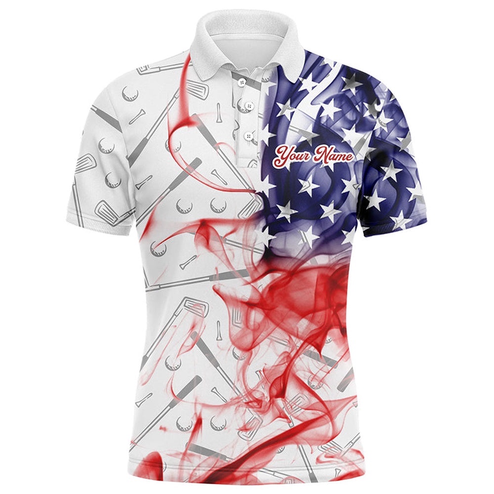 Personalized American Flag Smoke Men’s Golf Polo Shirts Patriotic Golf Shirts For Men, Golf Polo Shirt, Golf Shirts Personalized American Flag Smoke Men’s Golf Polo Shirts Patriotic Golf Shirts For Men, Golf Polo Shirt, Golf Shirts