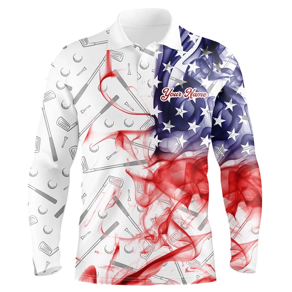 Personalized American Flag Smoke Men’s Golf Polo Shirts Patriotic Golf Shirts For Men, Golf Polo Shirt, Golf Shirts Personalized American Flag Smoke Men’s Golf Polo Shirts Patriotic Golf Shirts For Men, Golf Polo Shirt, Golf Shirts