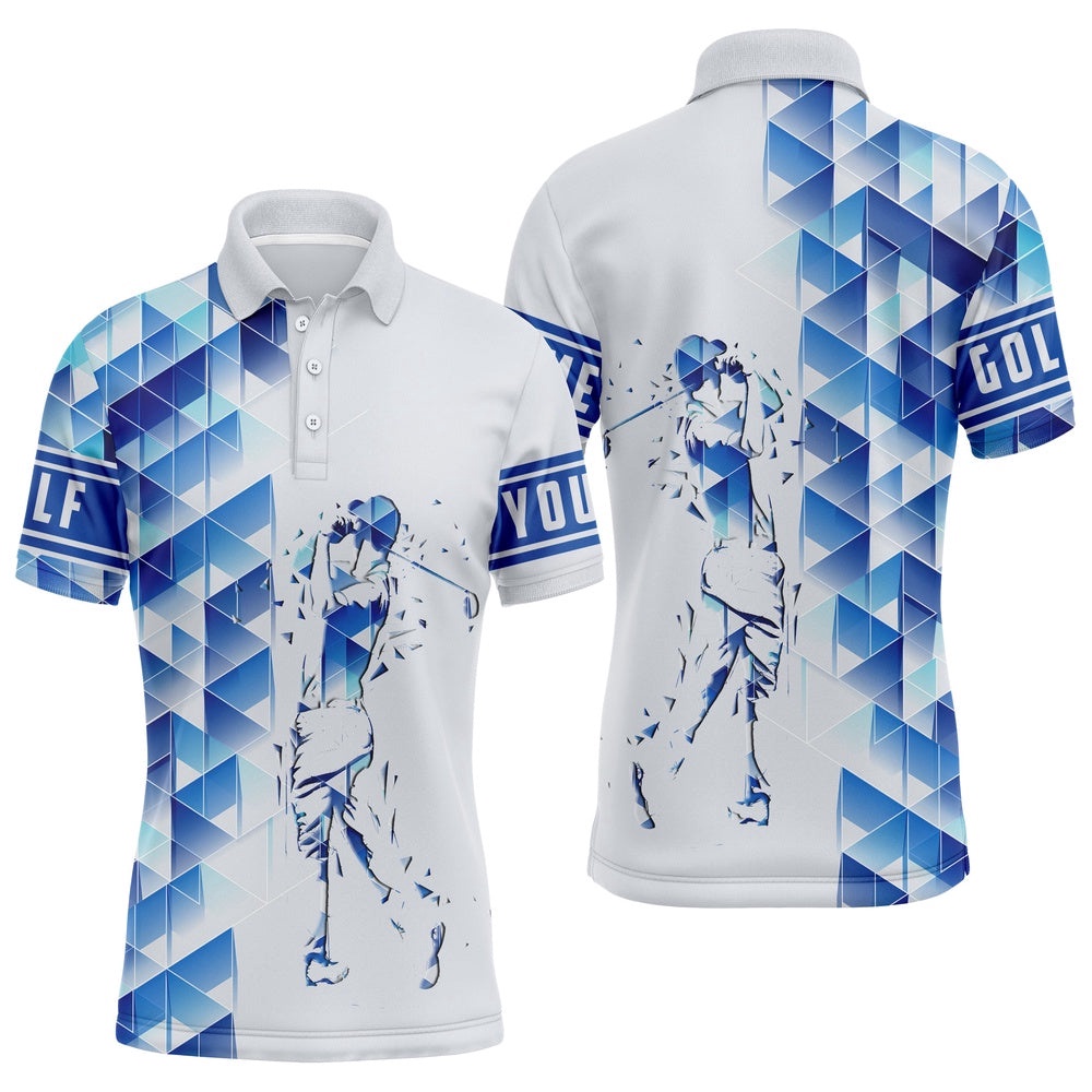 Personalized Blue Camo Golf Polo Shirts For Men Cool Long Sleeve Golf Shirts, Golf Polo Shirt, Golf Shirts Personalized Blue Camo Golf Polo Shirts For Men Cool Long Sleeve Golf Shirts, Golf Polo Shirt, Golf Shirts