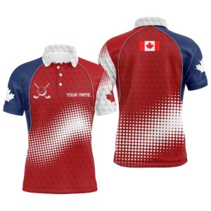Personalized Canada Men’s Golf Polo Shirts Custom…
