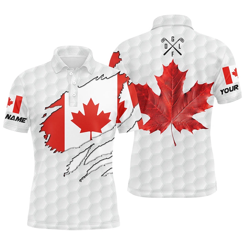 Personalized Canadian Flag Patriotic Golf White Men’s Golf Polo Shirts Custom Golf Gifts For Men, Golf Polo Shirt, Golf Shirts Personalized Canadian Flag Patriotic Golf White Men’s Golf Polo Shirts Custom Golf Gifts For Men, Golf Polo Shirt, Golf Shirts