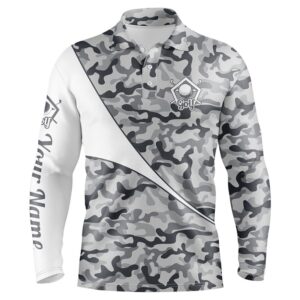 Personalized Gray Camo Golf Shirt Custom Name Men Gifts For Golf Lovers Golf Polo Shirt Golf Shirts 2 xfykwk.jpg