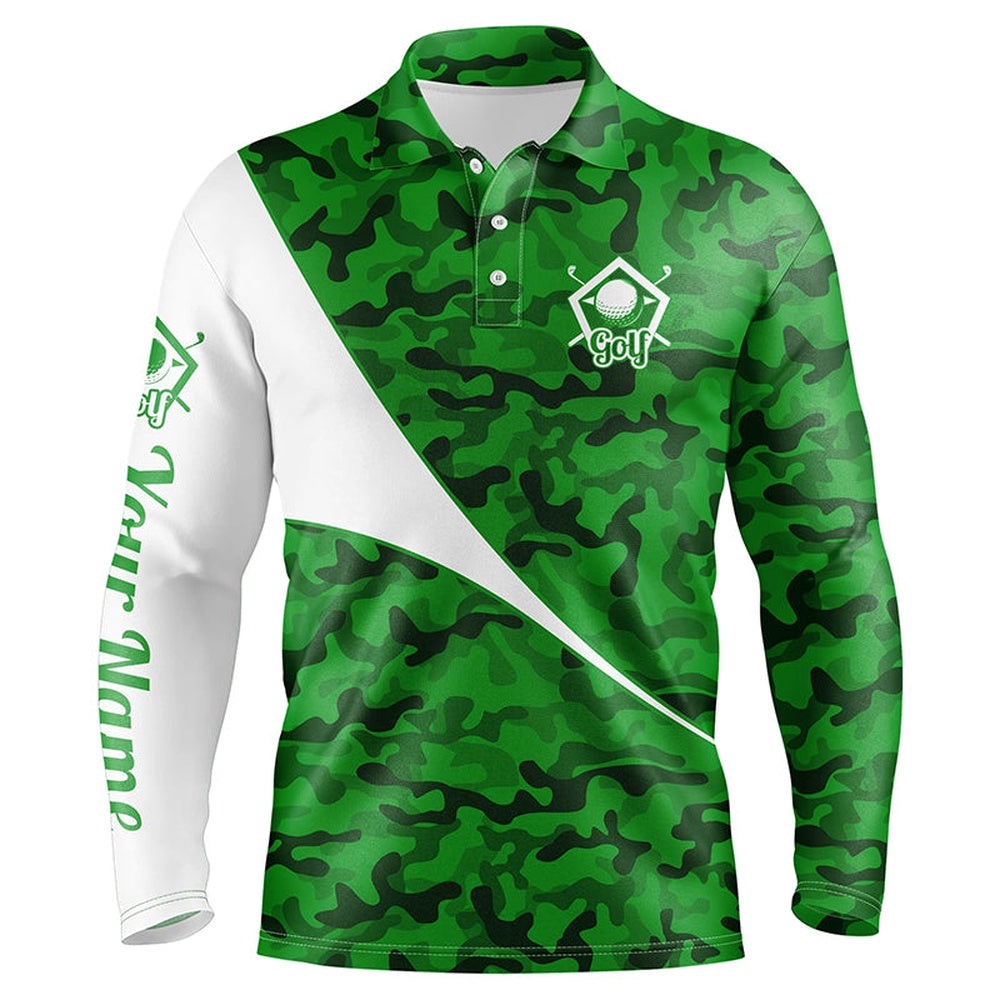 Personalized Green Camo Golf Shirt Custom Name Men Gifts For Golf Lovers, Golf Polo Shirt, Golf Shirts Personalized Green Camo Golf Shirt Custom Name Men Gifts For Golf Lovers, Golf Polo Shirt, Golf Shirts