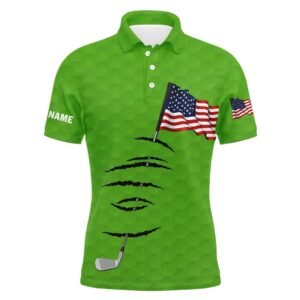 Personalized Green Golf Polos Shirt For Men…